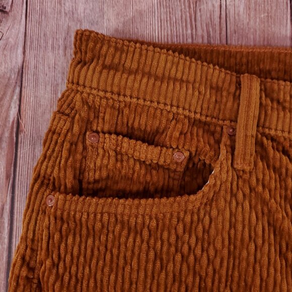 Mother Womens Size 30 High Waisted Study Hover Deep In The Valley Burnt Orange - Picture 6 of 16